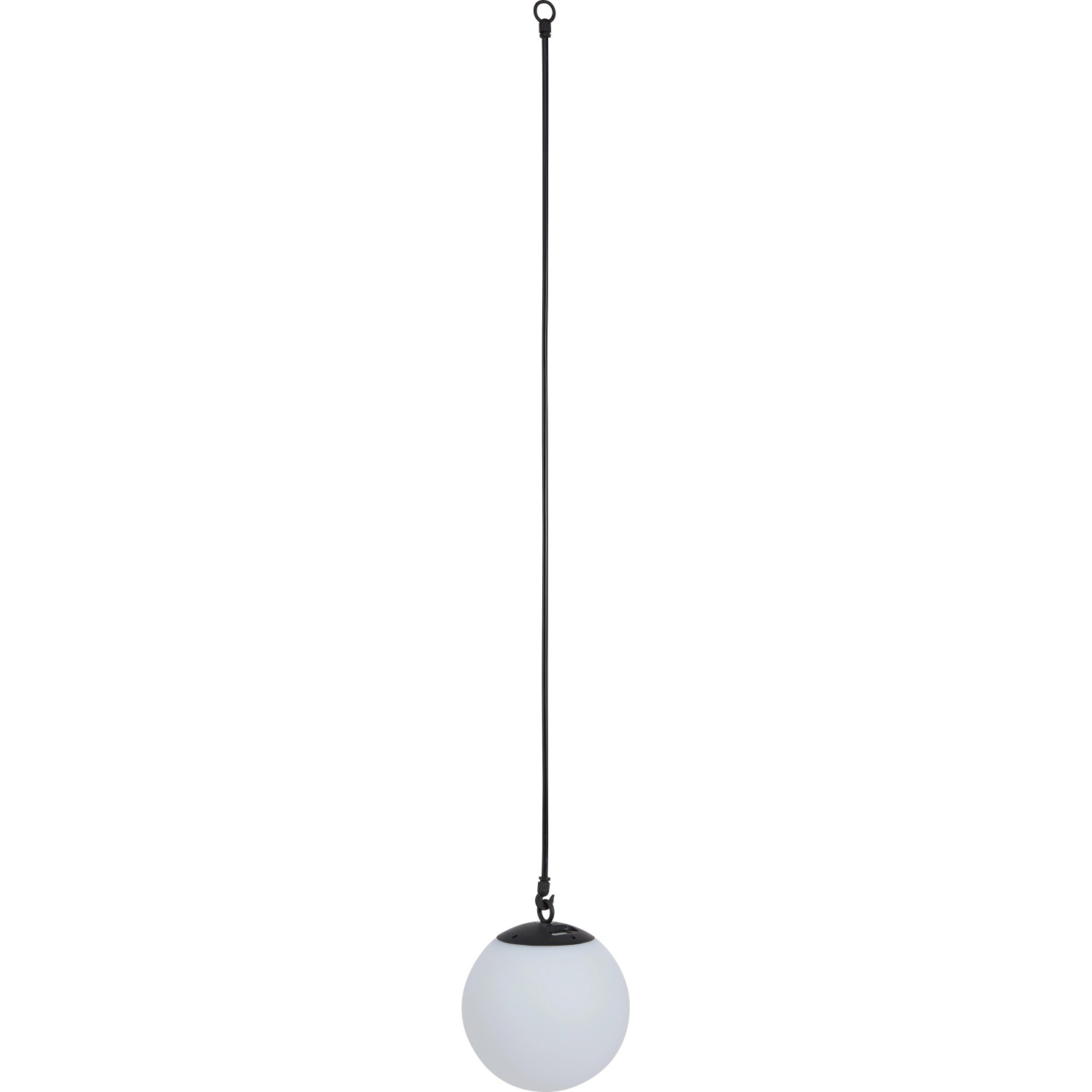 Akku-Hängeleuchte Moresco LED Ø 20 cm x 20 cm mit Fernbedienung günstig online kaufen
