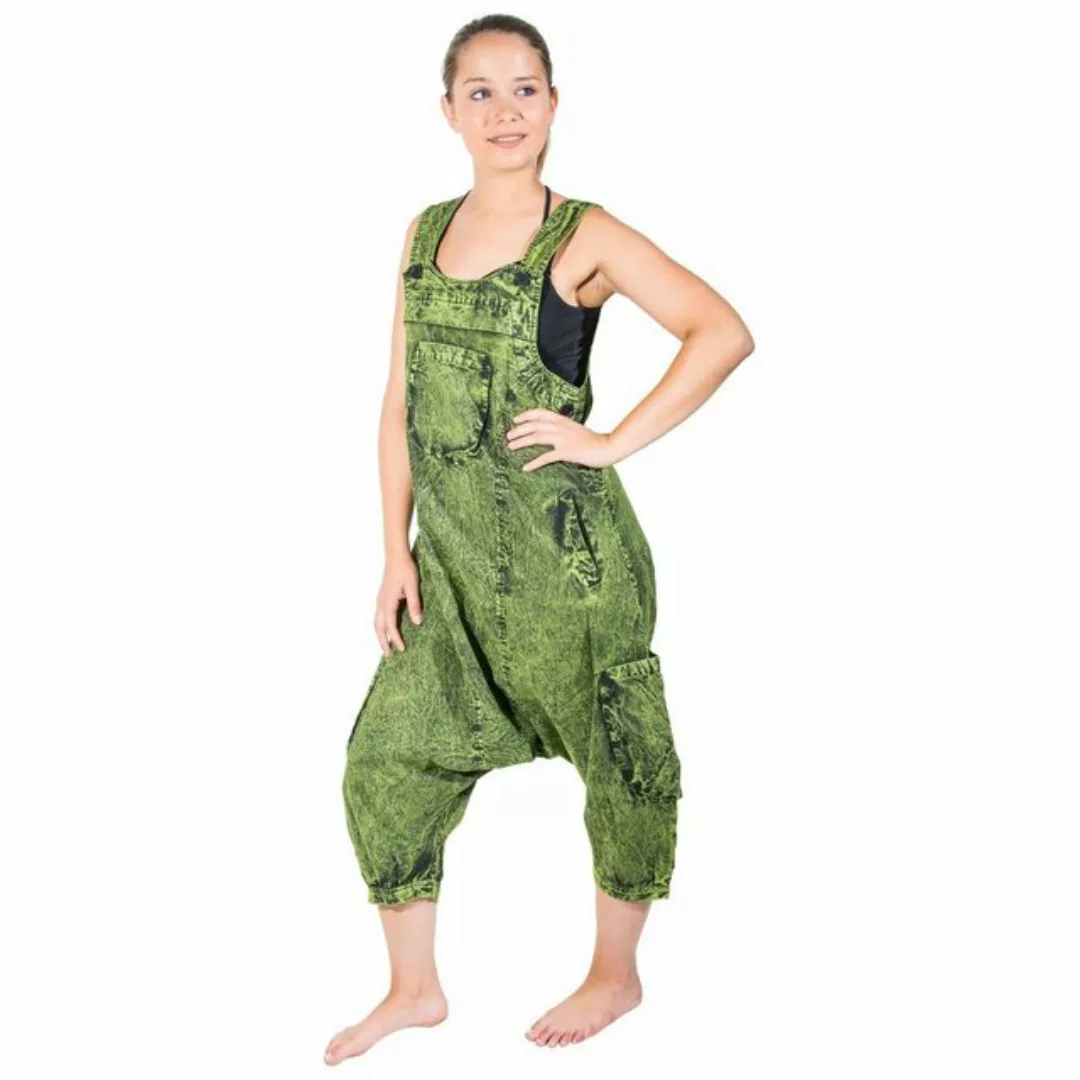 KUNST UND MAGIE Latzhose Overall Unisex Vintage Latzhose Ibiza stonewashed günstig online kaufen