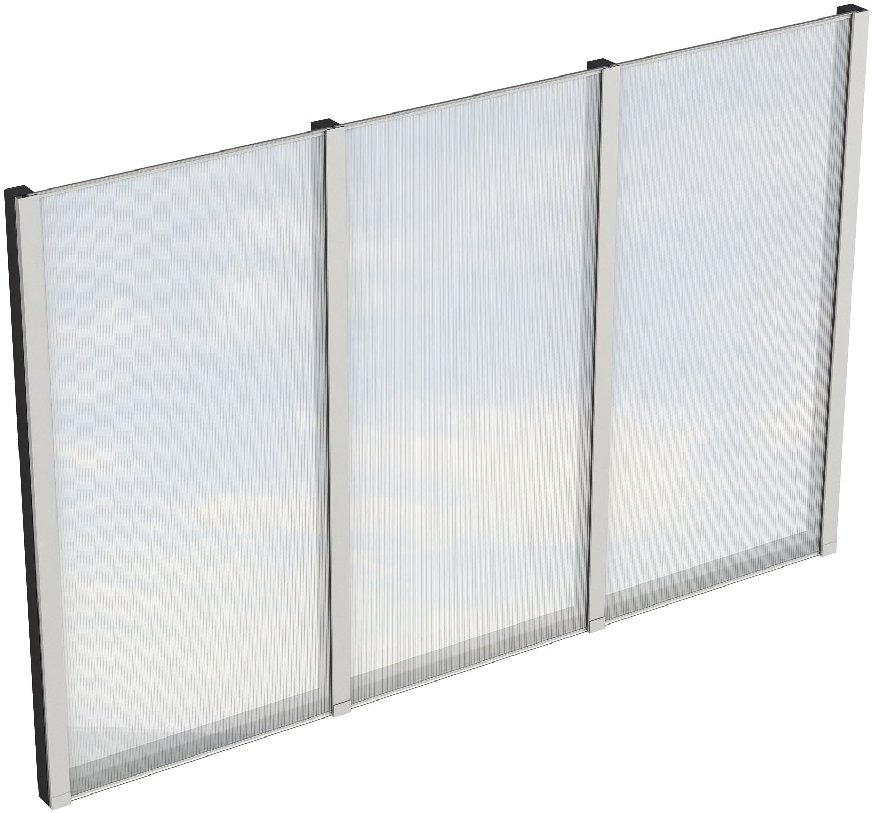 Skanholz Carport-Seitenwand, m. Polycarbonat, freistehend günstig online kaufen