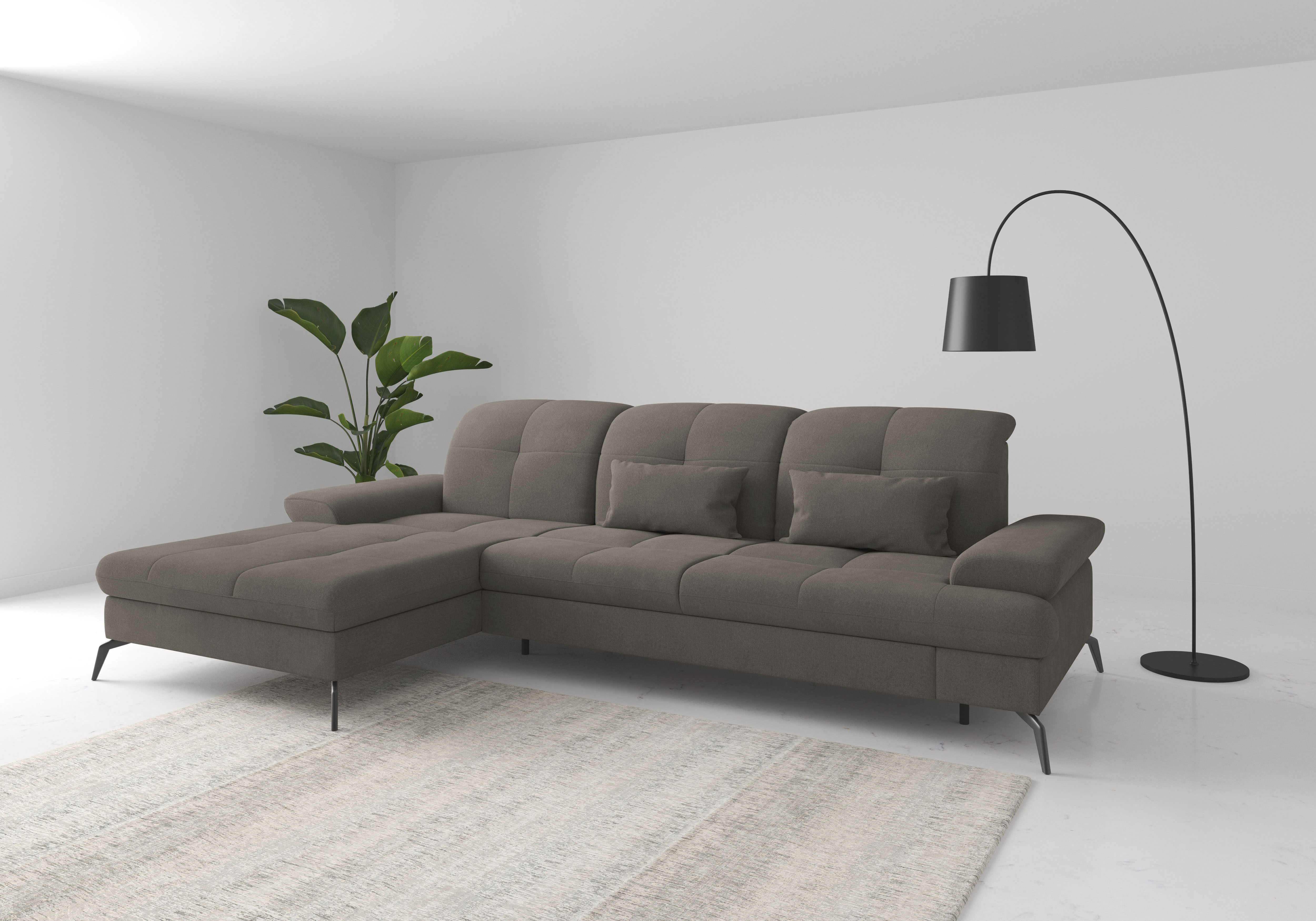 sit&more Ecksofa "Amica, L-Form, inkl. Sitztiefenverstellung & Armteilverst günstig online kaufen
