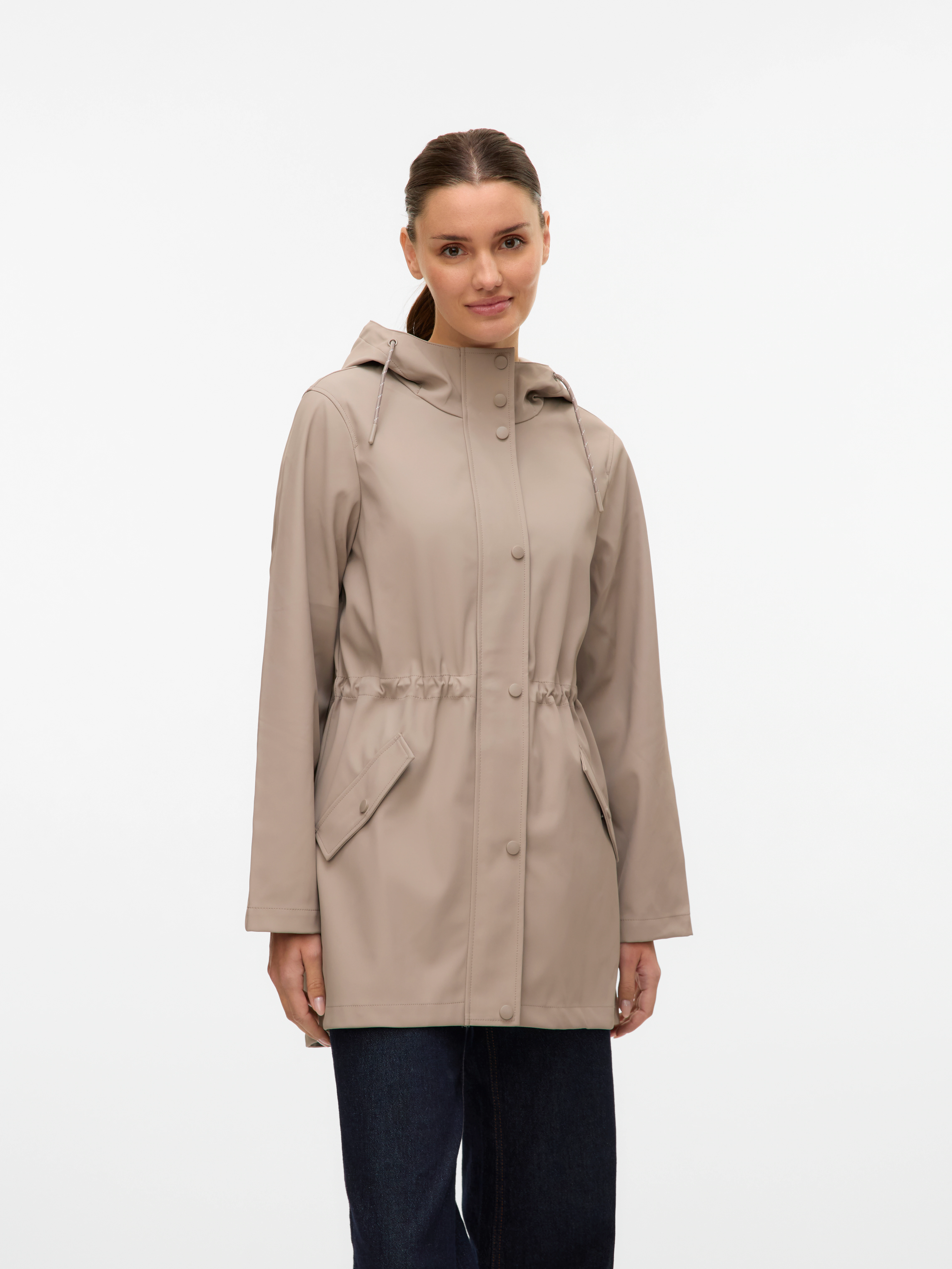 Vero Moda Regenjacke "VMMALOU COATED JACKET", mit Kapuze günstig online kaufen