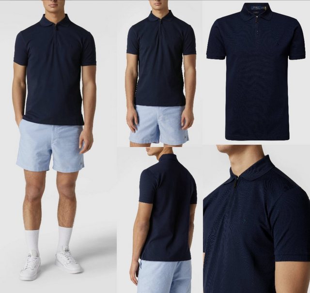 Ralph Lauren Poloshirt POLO RALPH LAUREN Custom Slim Fit Mesh Stretch Poloh günstig online kaufen