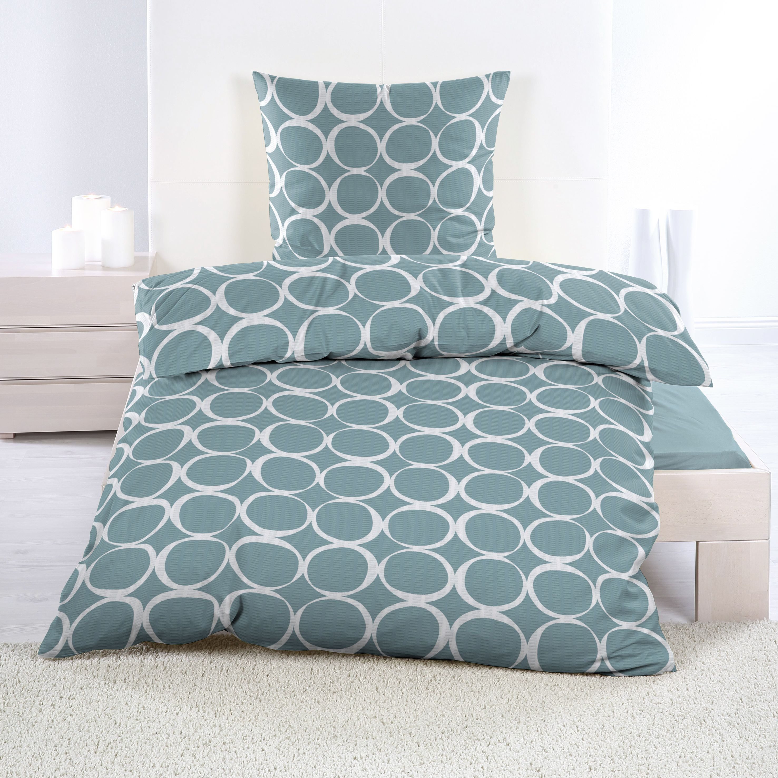Casa Colori Bettwäsche Casa Calori, Seersucker, günstig online kaufen
