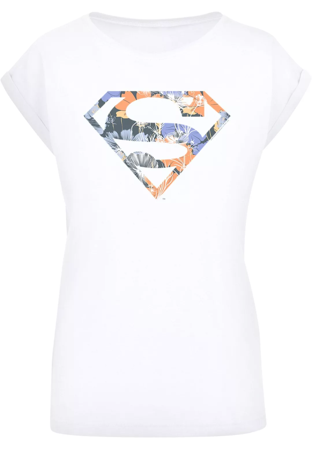 F4NT4STIC T-Shirt "DC Comics Superman Floral Logo Superheld", Print günstig online kaufen