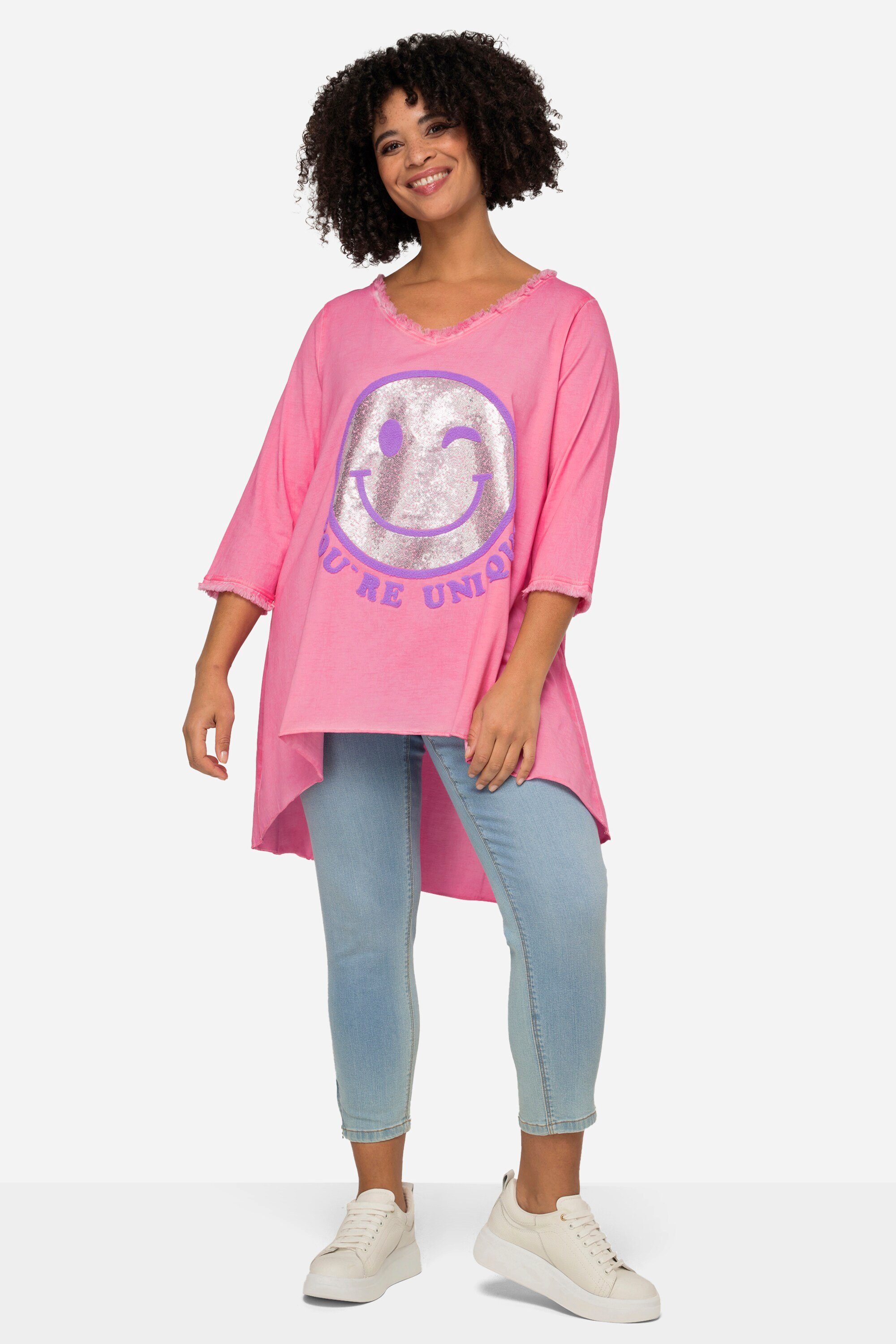 Angel of Style Longshirt Longshirt Smiley günstig online kaufen