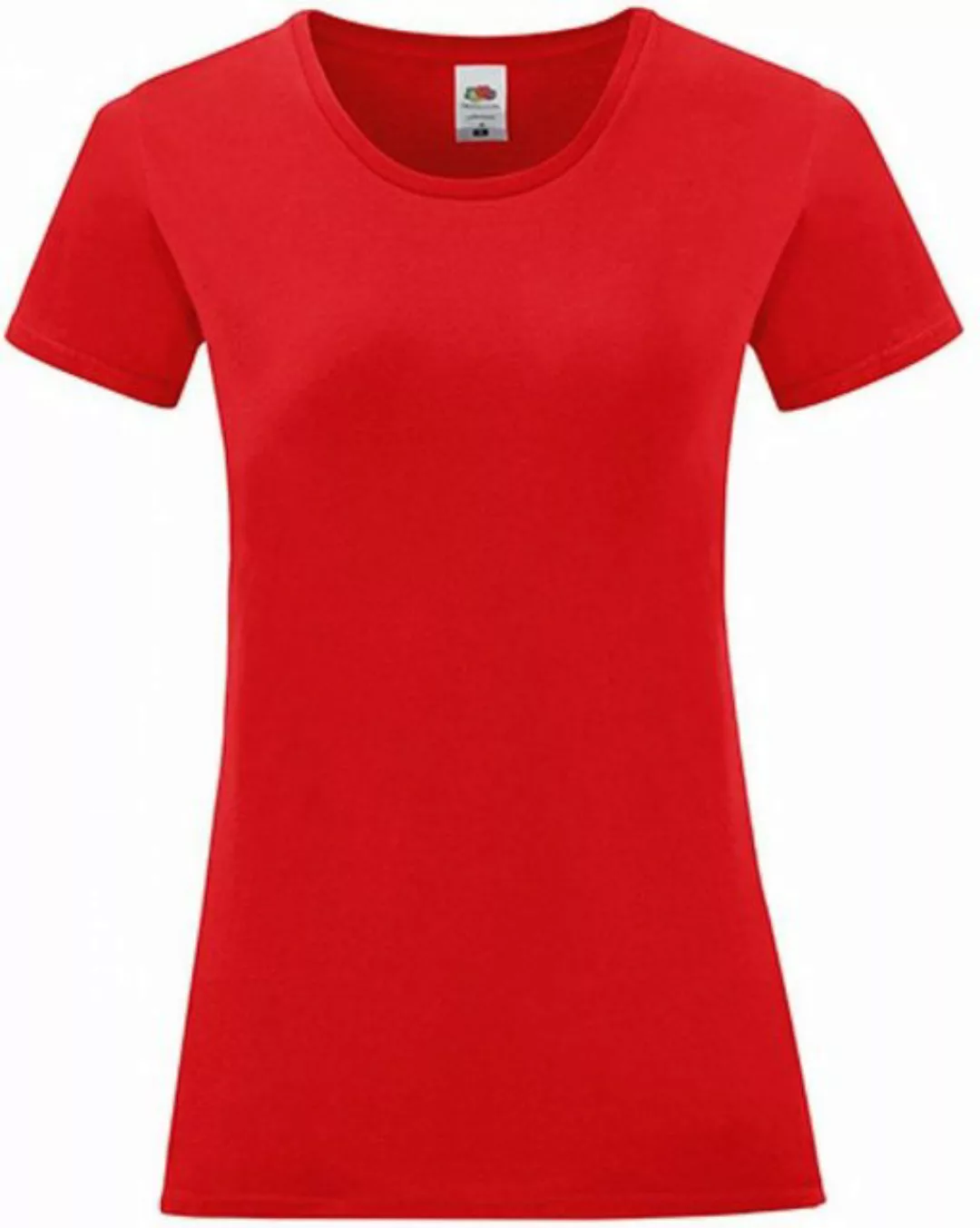 Fruit of the Loom Rundhalsshirt Damen Iconic T, 100% gekämmte, ringgesponne günstig online kaufen