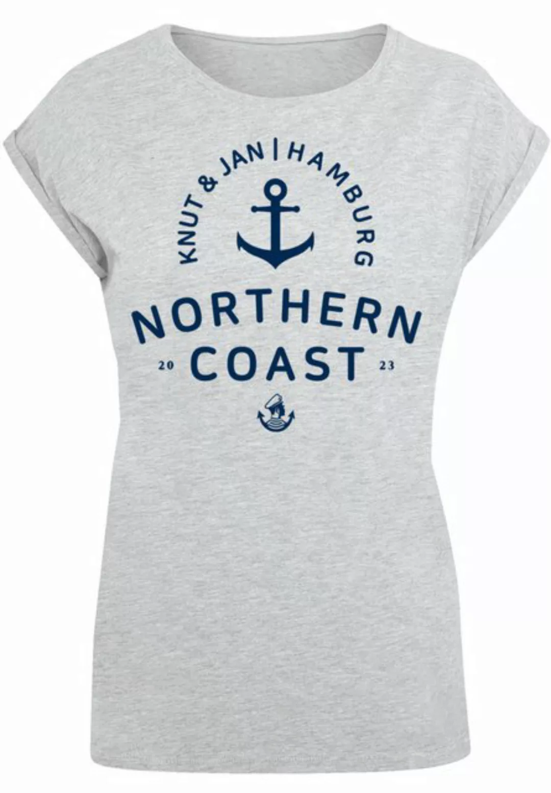 F4NT4STIC T-Shirt Nordsee Knut & Jan Hamburg Print günstig online kaufen