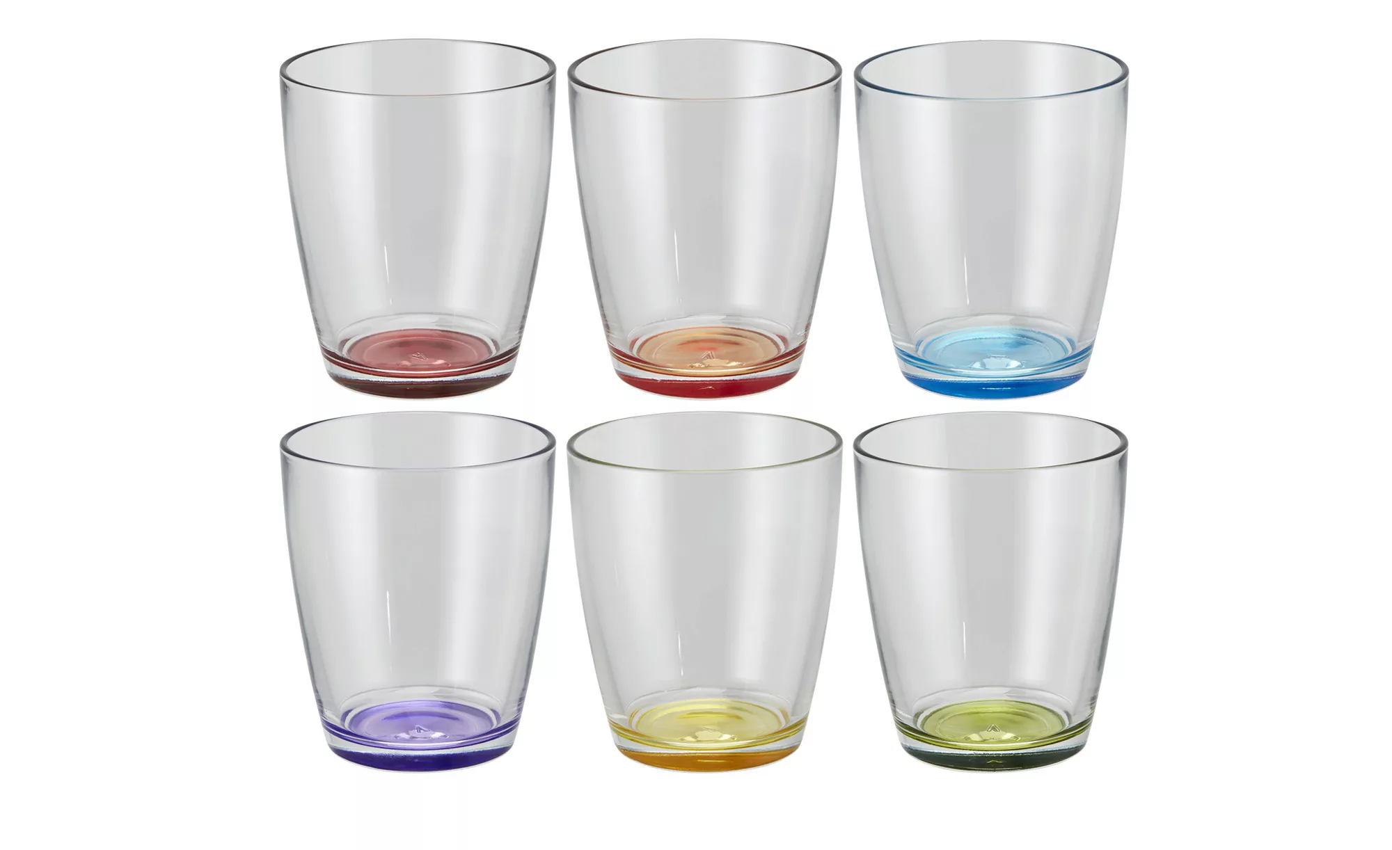 Peill+Putzler Glas, 6er-Set  Colore ¦ transparent/klar ¦ Glas ¦ Maße (cm): günstig online kaufen