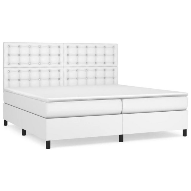 vidaXL Boxspringbett Bett Boxspringbett mit Matratze Kunstleder (200 x 200 günstig online kaufen