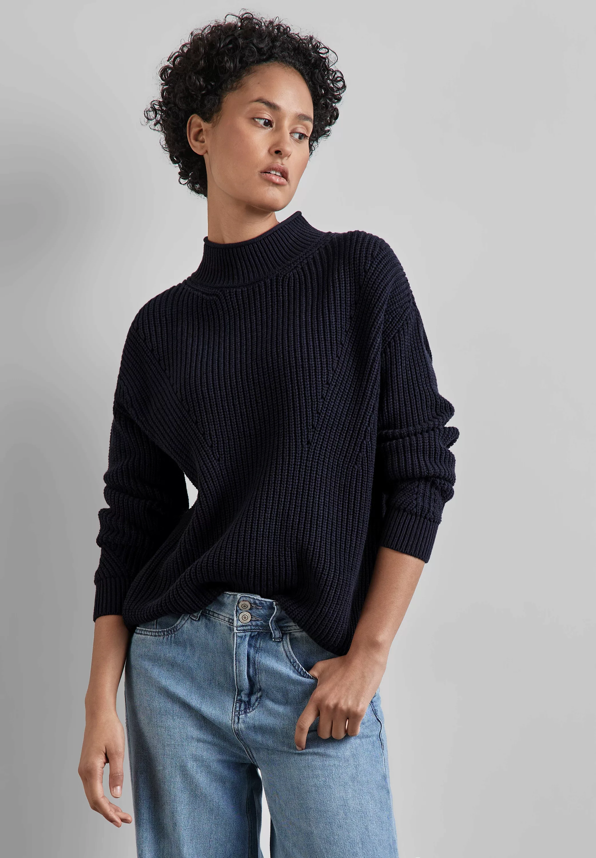 STREET ONE Strickpullover, mit Turtleneck günstig online kaufen