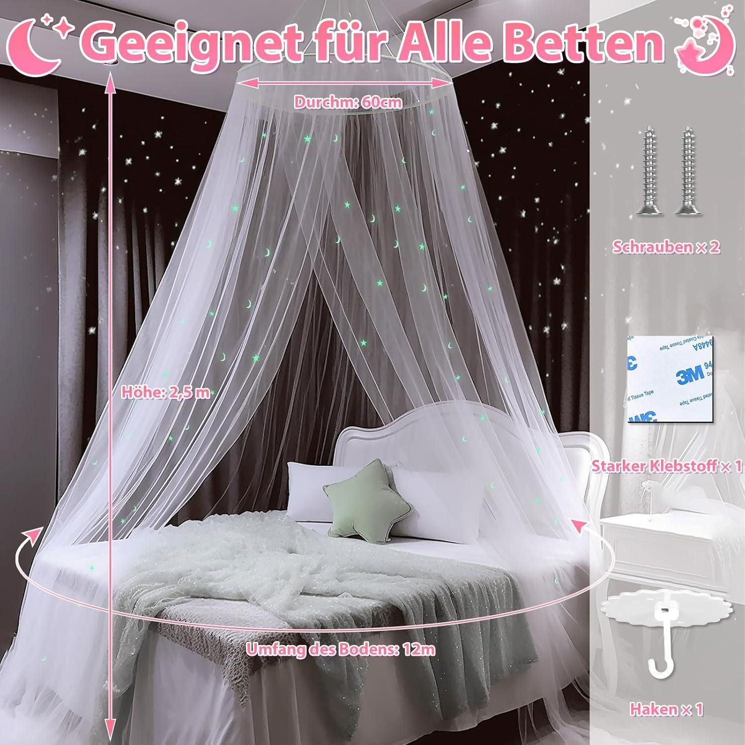 LuxusKollektion Schutzplane Moskitonetz Sterne Mond Leuchtend günstig online kaufen