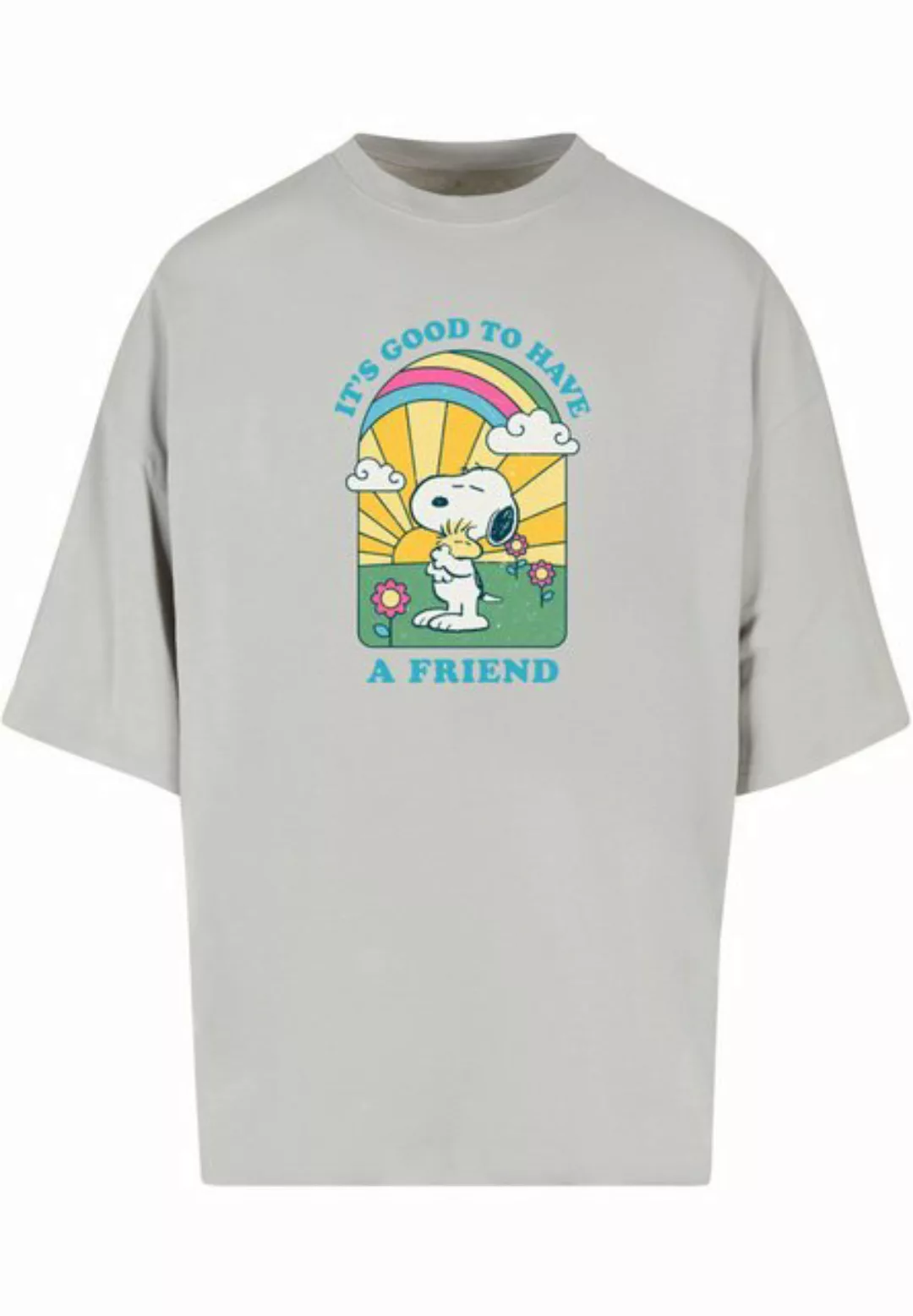 Merchcode T-Shirt Merchcode Herren Peanuts - It's good to have a friend Hug günstig online kaufen