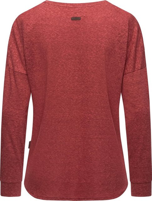 Ragwear Langarmshirt "Shimona Long", stylisches Damen Shirt in melierter Op günstig online kaufen