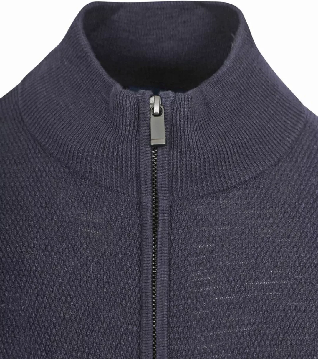 Suitable Strickjacke Struktur Navy - Größe XL günstig online kaufen