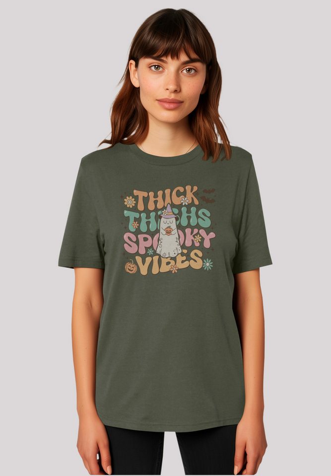 F4NT4STIC T-Shirt Retro Halloween Thick Thighs Spooky Vibes Premium Qualitä günstig online kaufen