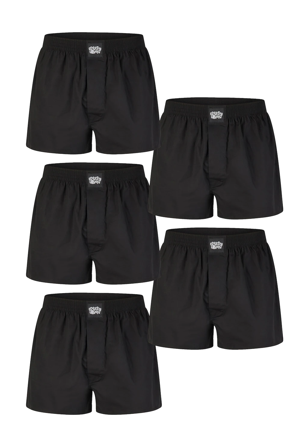 Lousy Livin Boxershorts "Plain 5 Pack Boxershorts", 5er-Pack mit lockerem S günstig online kaufen