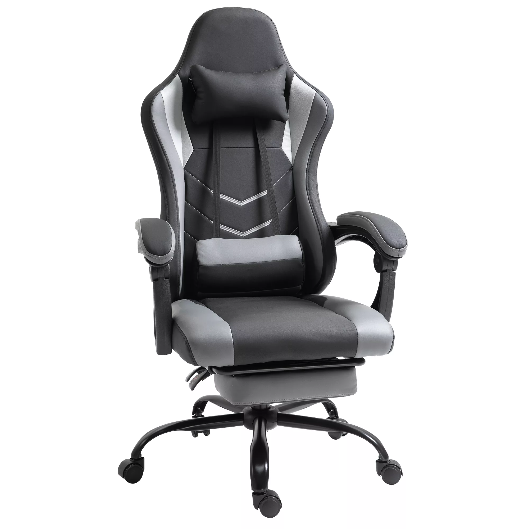 Vinsetto Gaming Stuhl mit Massagefunktion, bis 120kg, höhenverstellbar, erg günstig online kaufen