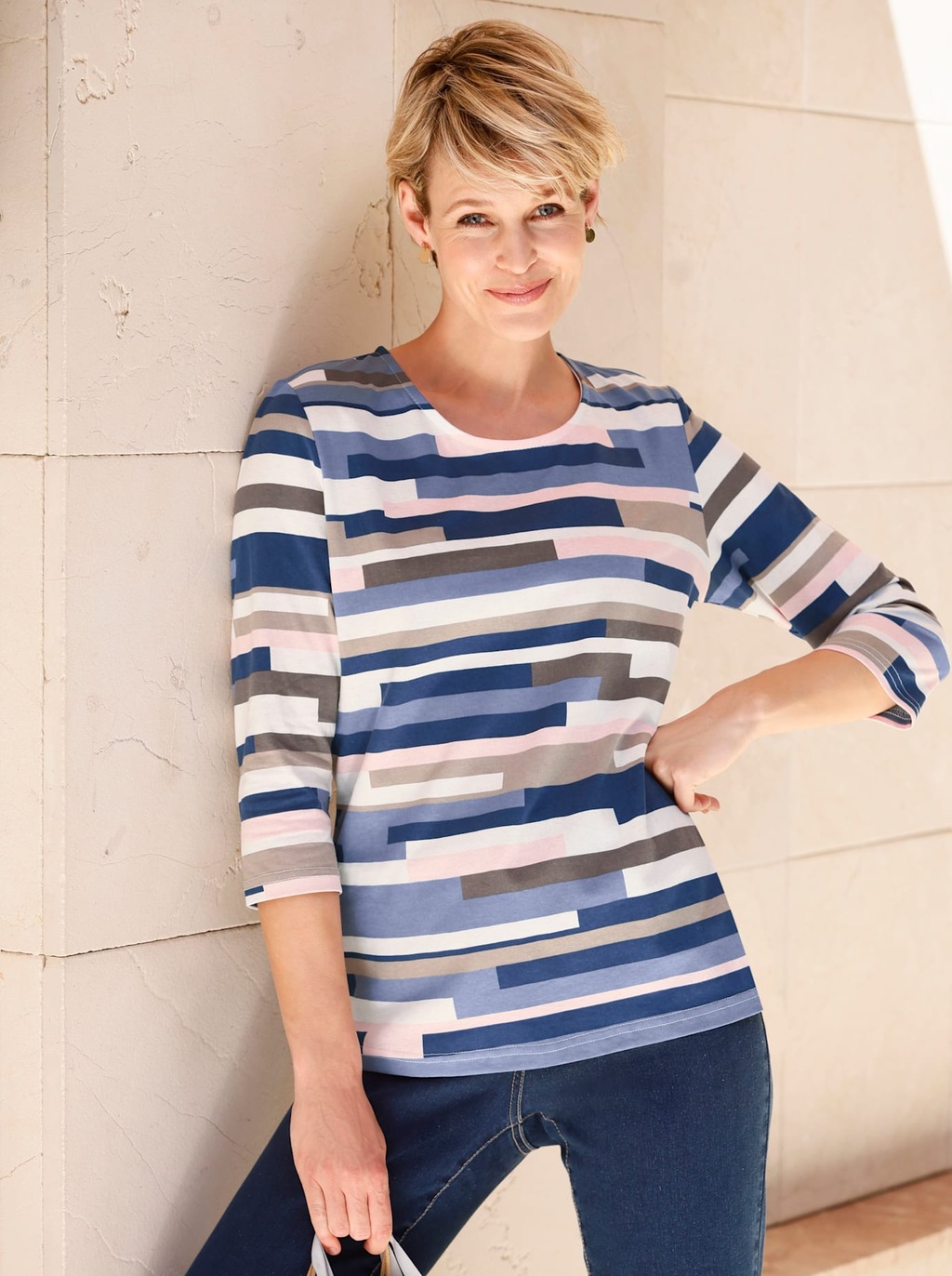 Classic Basics Rundhalsshirt "Rundhals-Shirt", (1 tlg.) günstig online kaufen