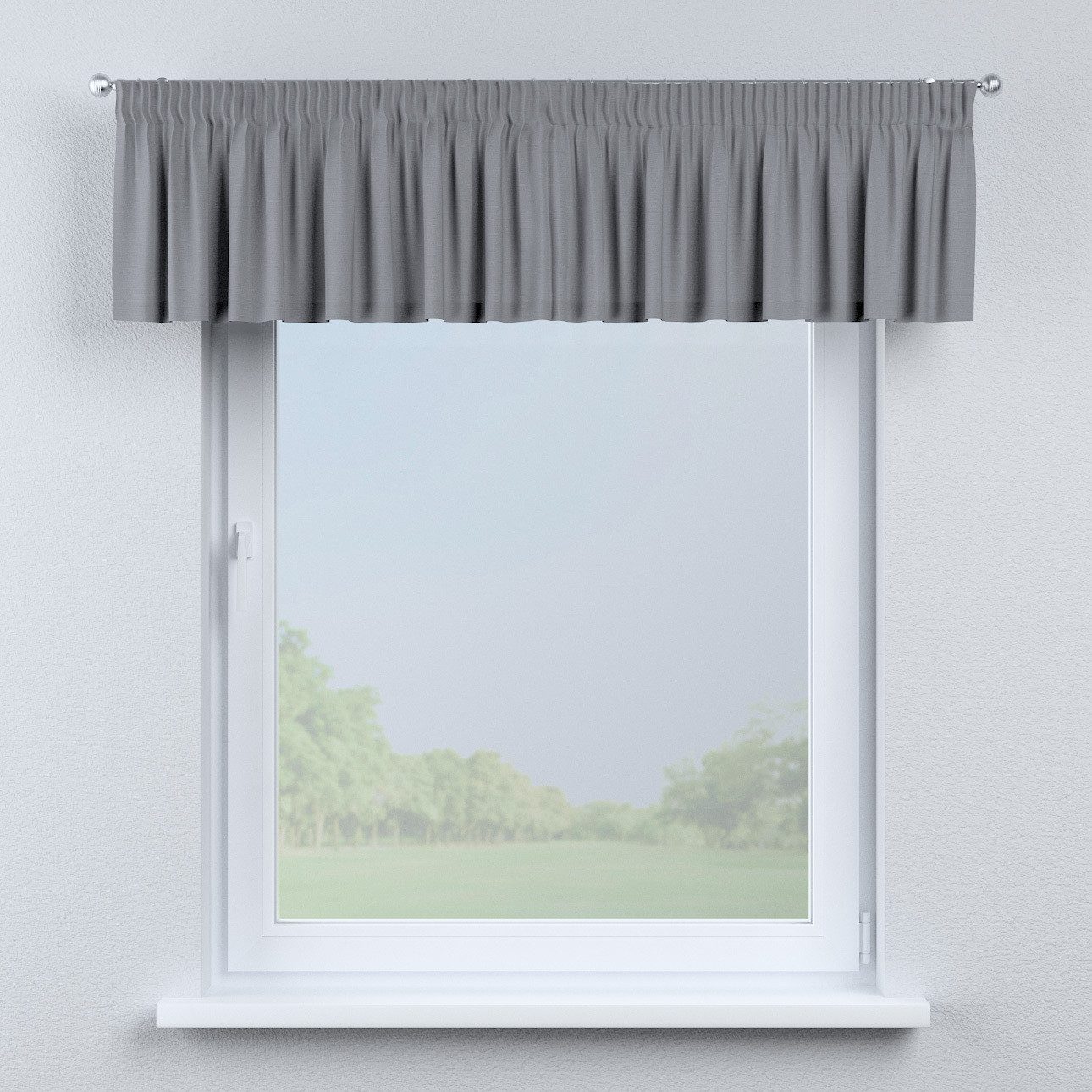 Kurzgardine mit Kräuselband, marinenblau , 130 x 40 cm, Cotton Panama (702- günstig online kaufen