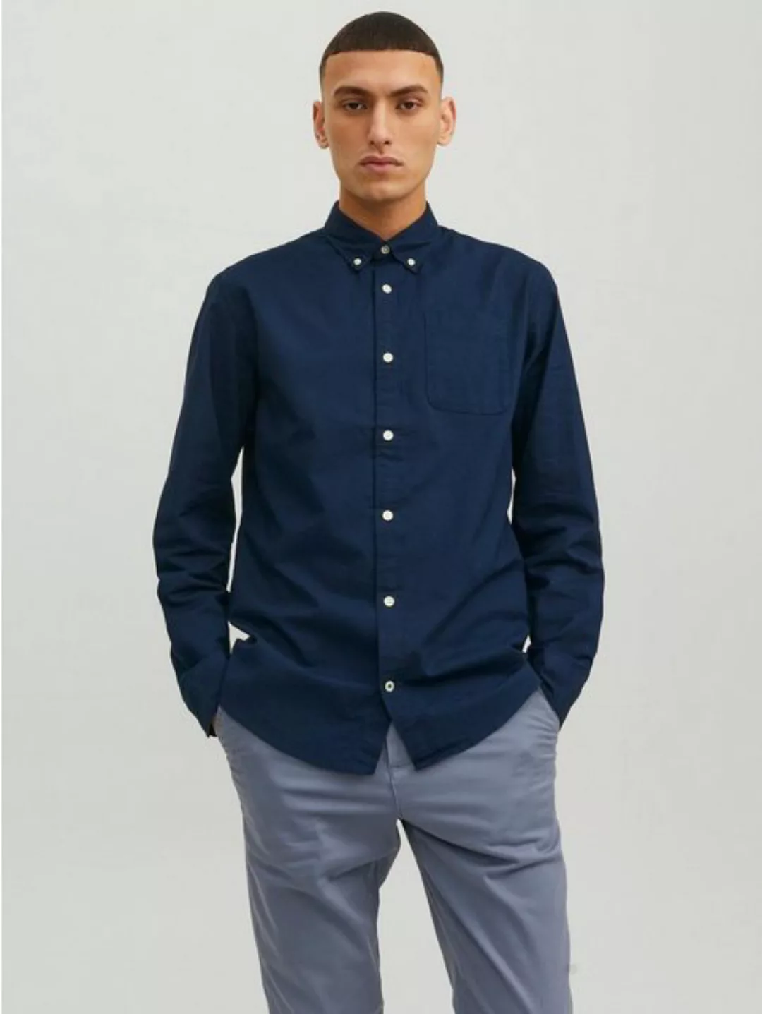 Jack & Jones Langarmhemd OXFORD SHIRT günstig online kaufen