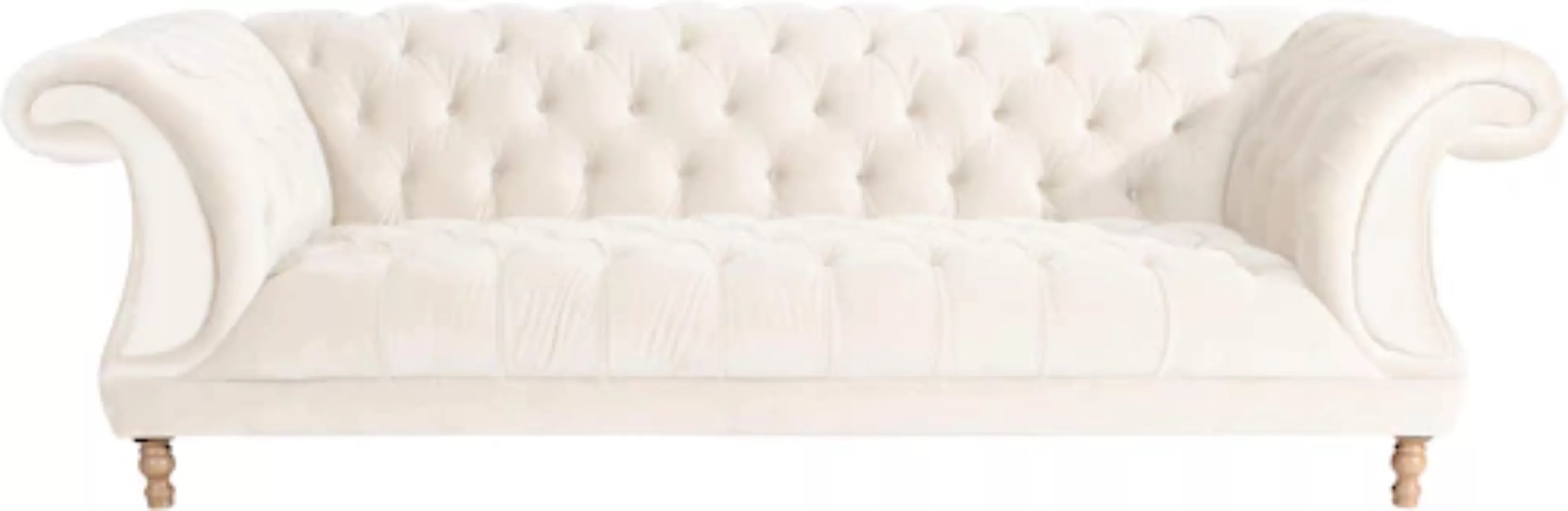 Max Winzer® Chesterfield-Sofa »Isabelle«, mit Knopfheftung & gedrechselten günstig online kaufen