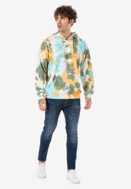 RedBridge Kapuzensweatshirt "Scunthorpe", mit bunten Batik-Muster günstig online kaufen