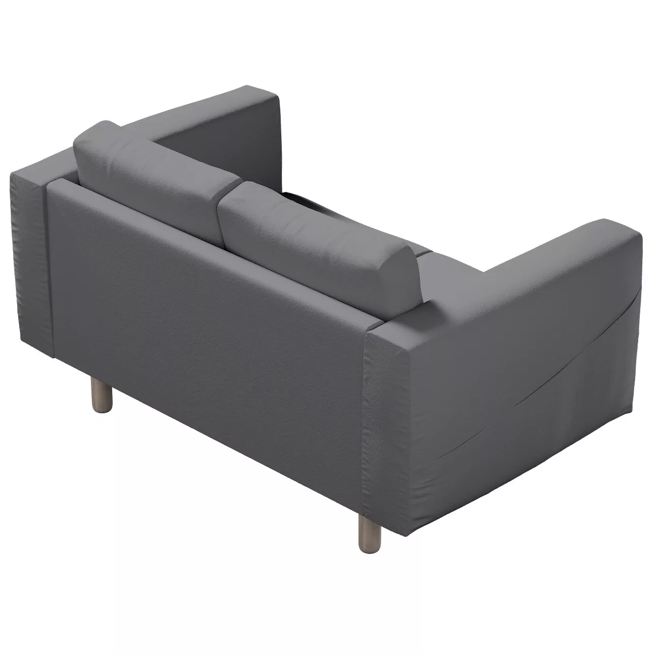 Bezug für Norsborg 2-Sitzer Sofa, grau, Norsborg 2-Sitzer Sofabezug, Bouclé günstig online kaufen