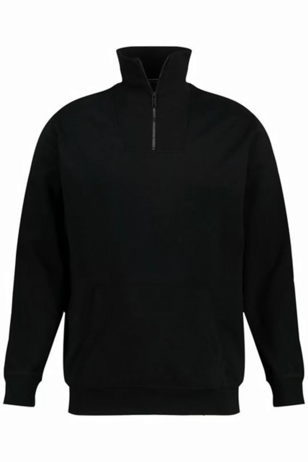 JP1880 Sweatshirt Troyer Sweat Stehkragen mit Zipper Kängurutasche günstig online kaufen