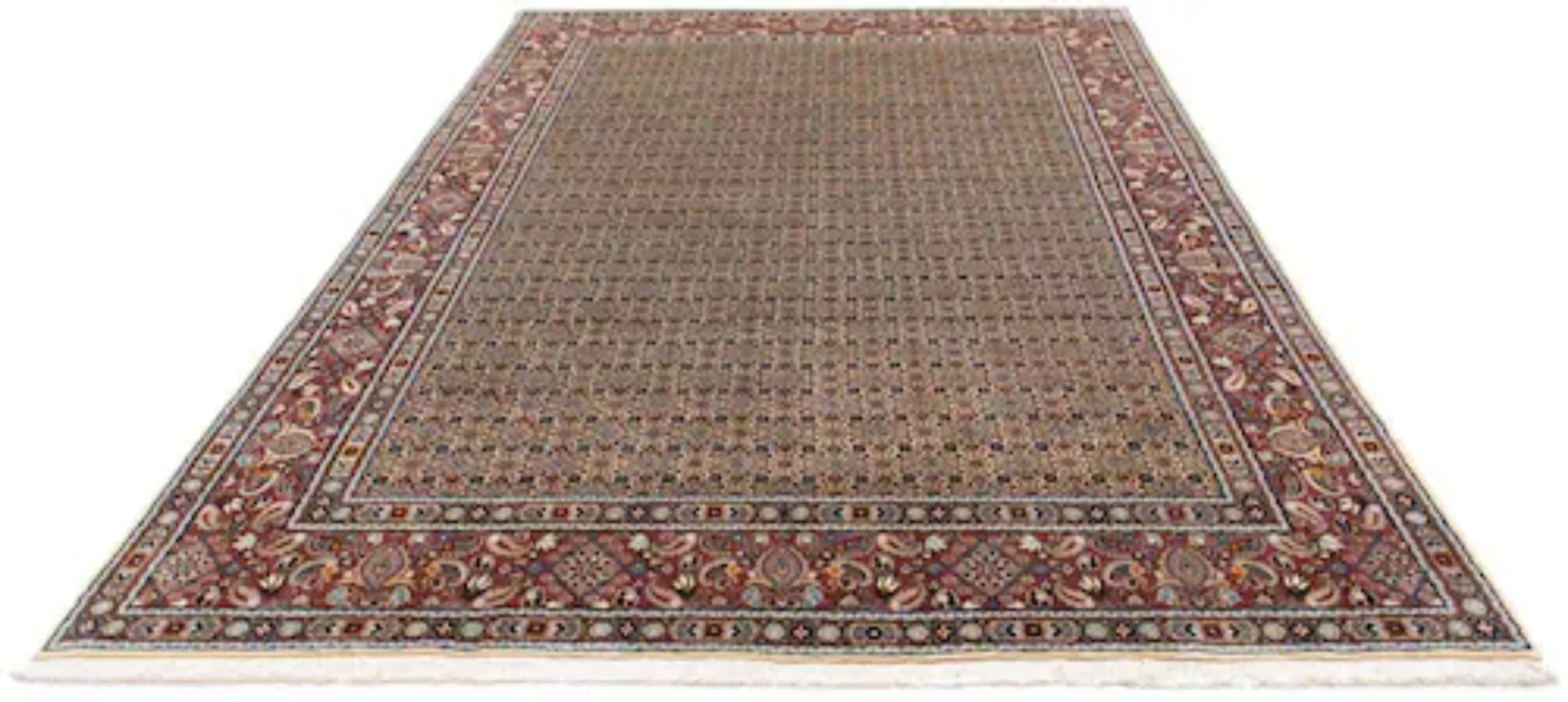 morgenland Wollteppich »Moud Stark Gemustert Beige 303 x 198 cm«, rechtecki günstig online kaufen