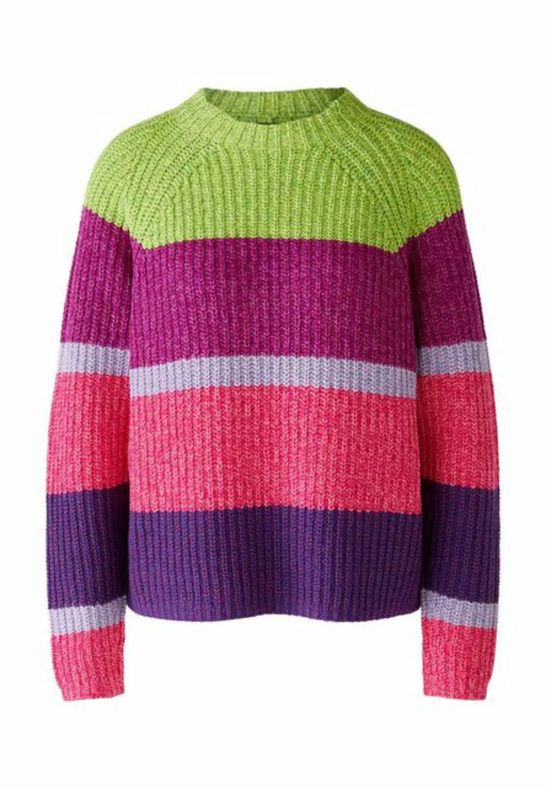 Oui Strickpullover Pullover Baumwollmischung günstig online kaufen