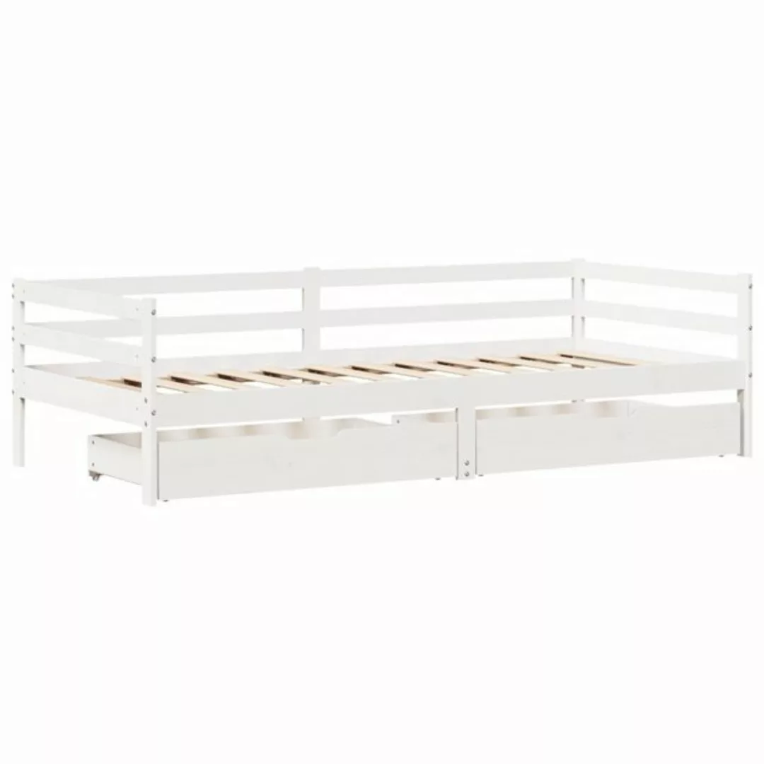 vidaXL Bett Tagesbett mit Schubladen 90x200 cm Massivholz Kiefer günstig online kaufen