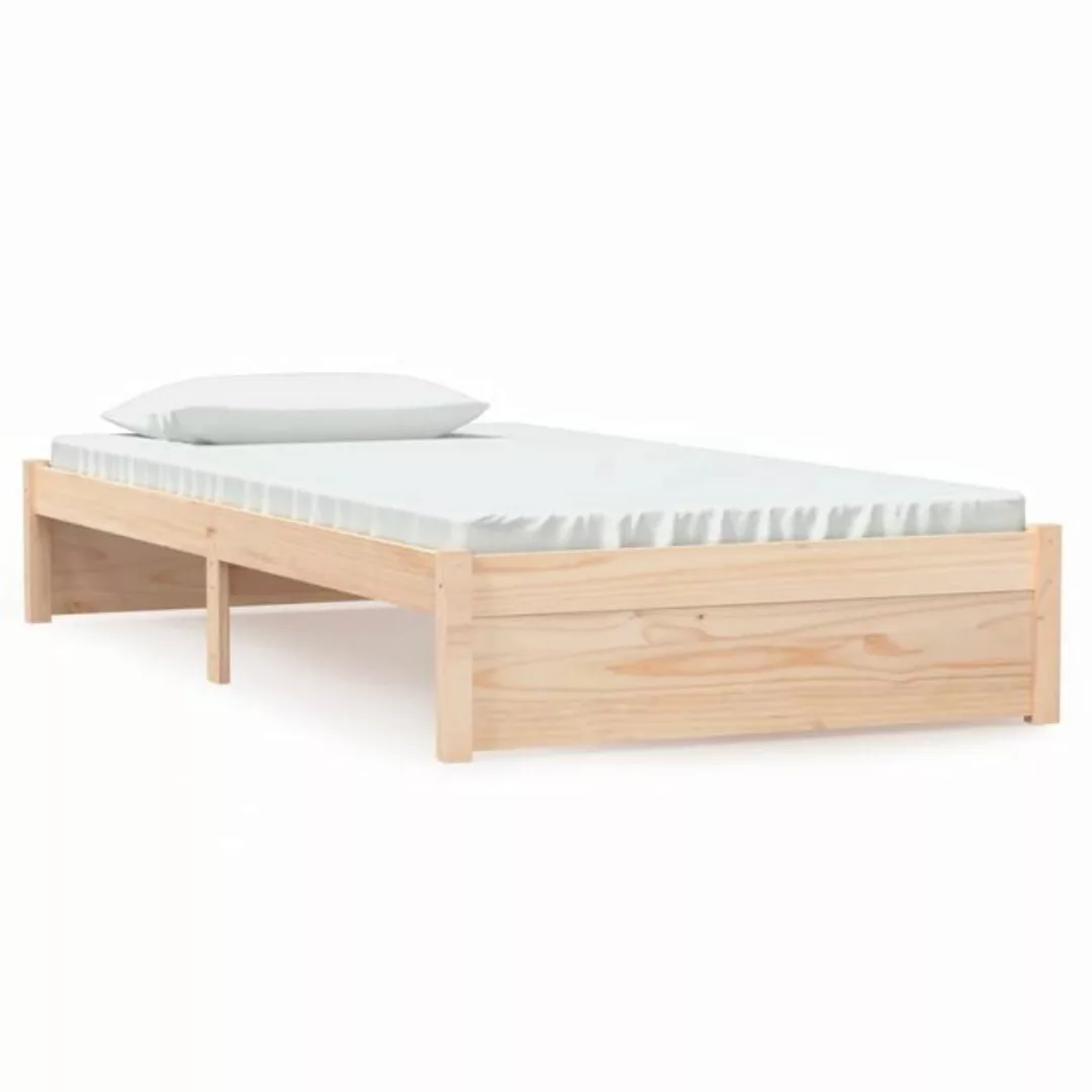 furnicato Bett Massivholzbett 100x200 cm Kiefer günstig online kaufen