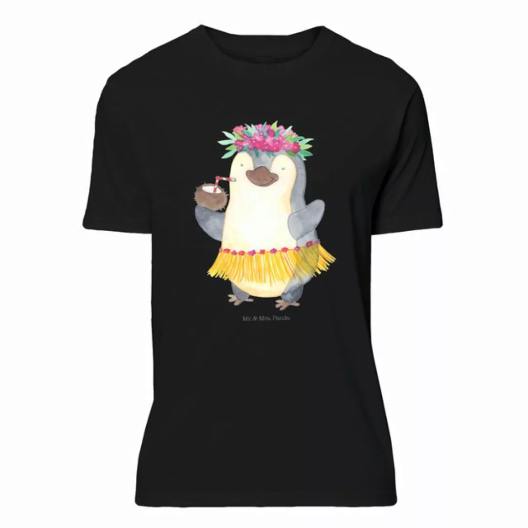 Mr. & Mrs. Panda T-Shirt Pinguin Kokosnuss - Schwarz - Geschenk, Shirt, Dam günstig online kaufen