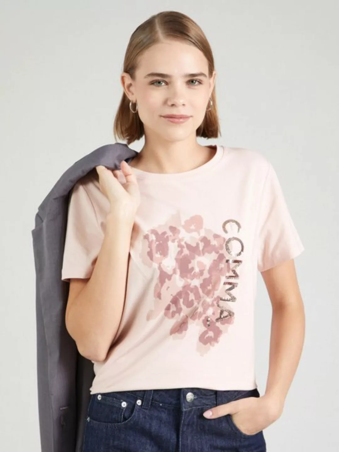 Comma T-Shirt (1-tlg) Pailletten günstig online kaufen