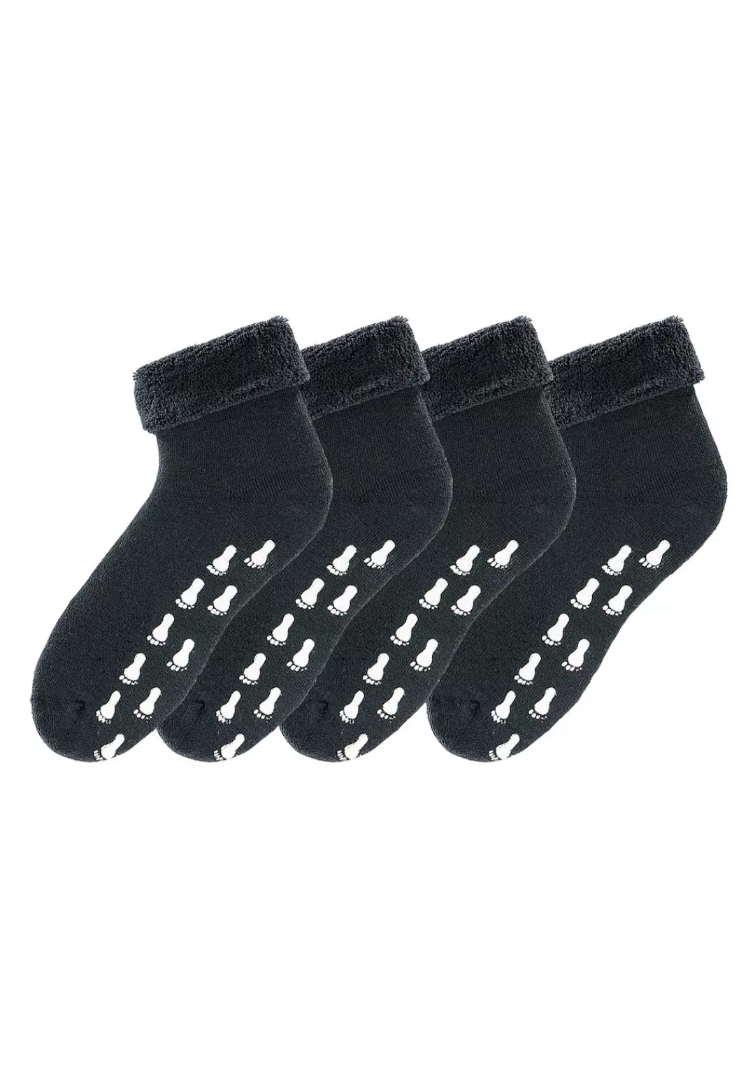 Go in ABS-Socken, (Packung, 4 Paar), mit Antirutschsohle und Vollfrottee günstig online kaufen