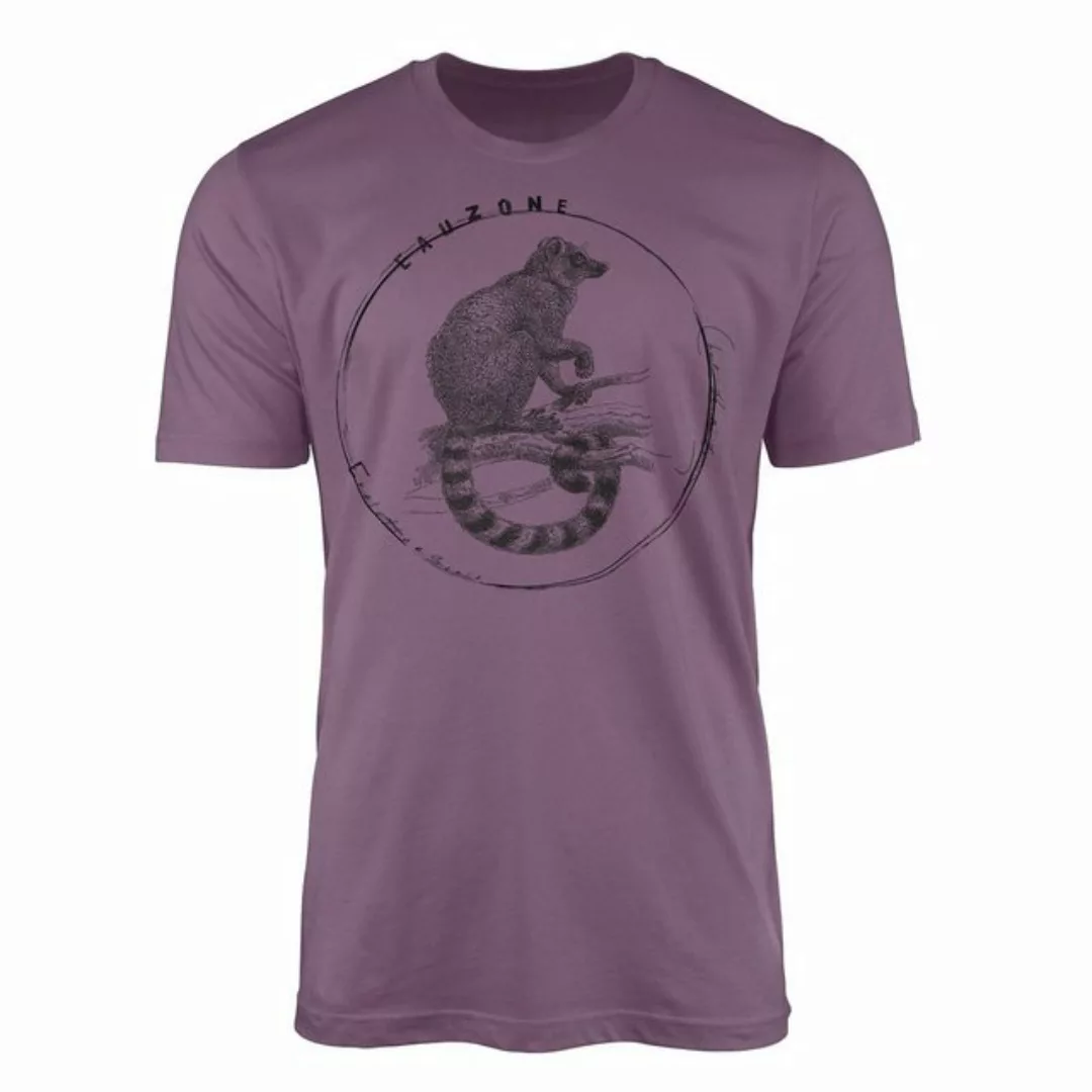 Sinus Art T-Shirt Evolution Herren T-Shirt Lemur günstig online kaufen