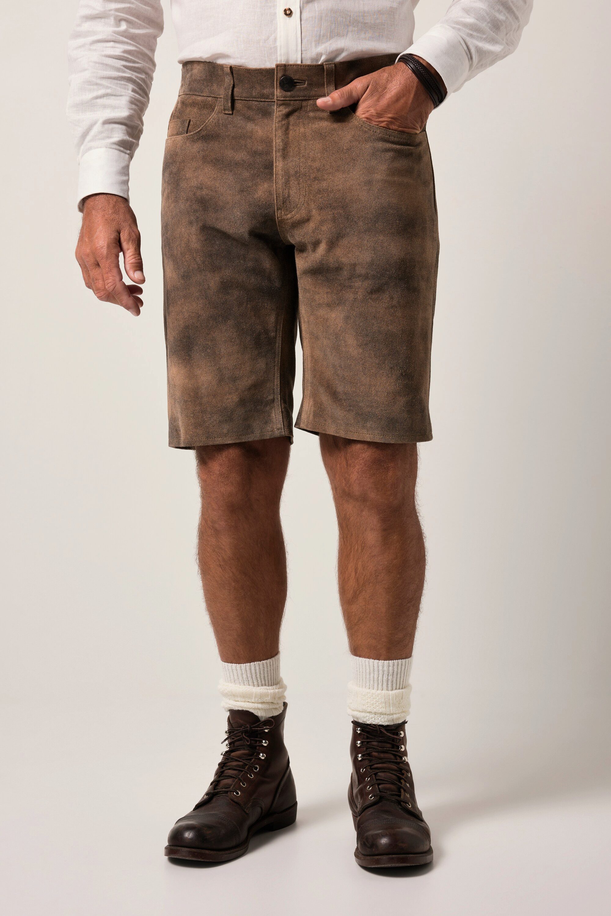 JP1880 Bermudas JP1880 Leder-Bermuda Tracht Rindleder günstig online kaufen
