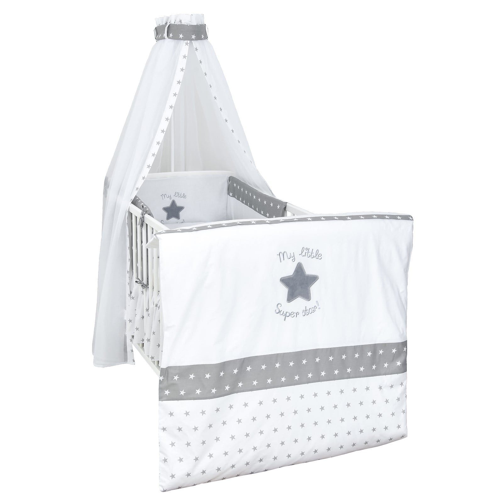 Baby-Delux Komplettbett Babybett Natalie Komplettset Beißschienen, günstig online kaufen