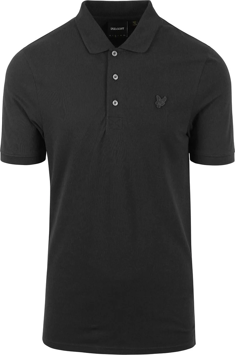 Lyle and Scott Tonal Eagle Poloshirt Anthrazit - Größe L günstig online kaufen