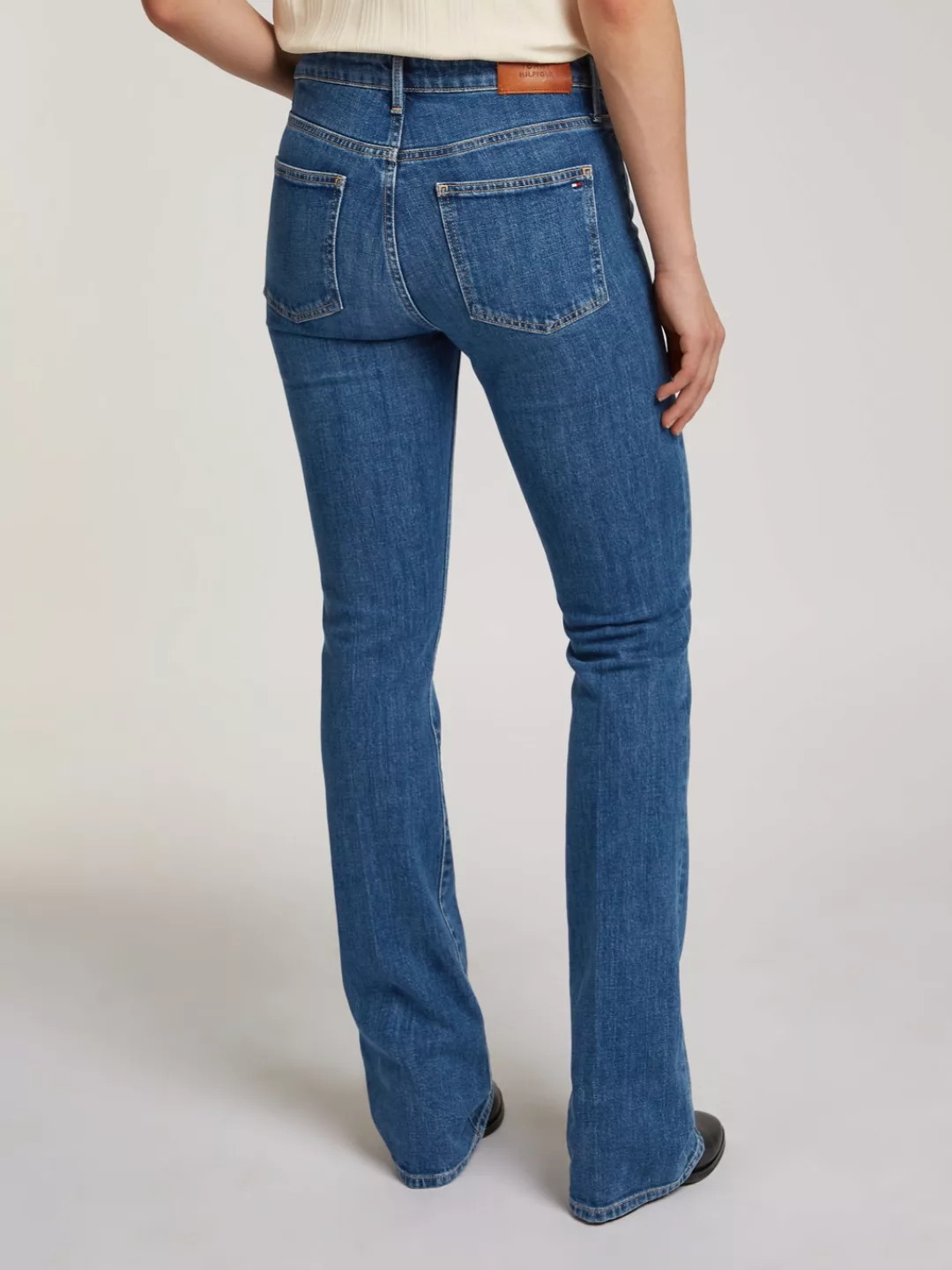 Tommy Hilfiger Bootcut-Jeans "Bootcut Regular Waist", mittlere normale Leib günstig online kaufen