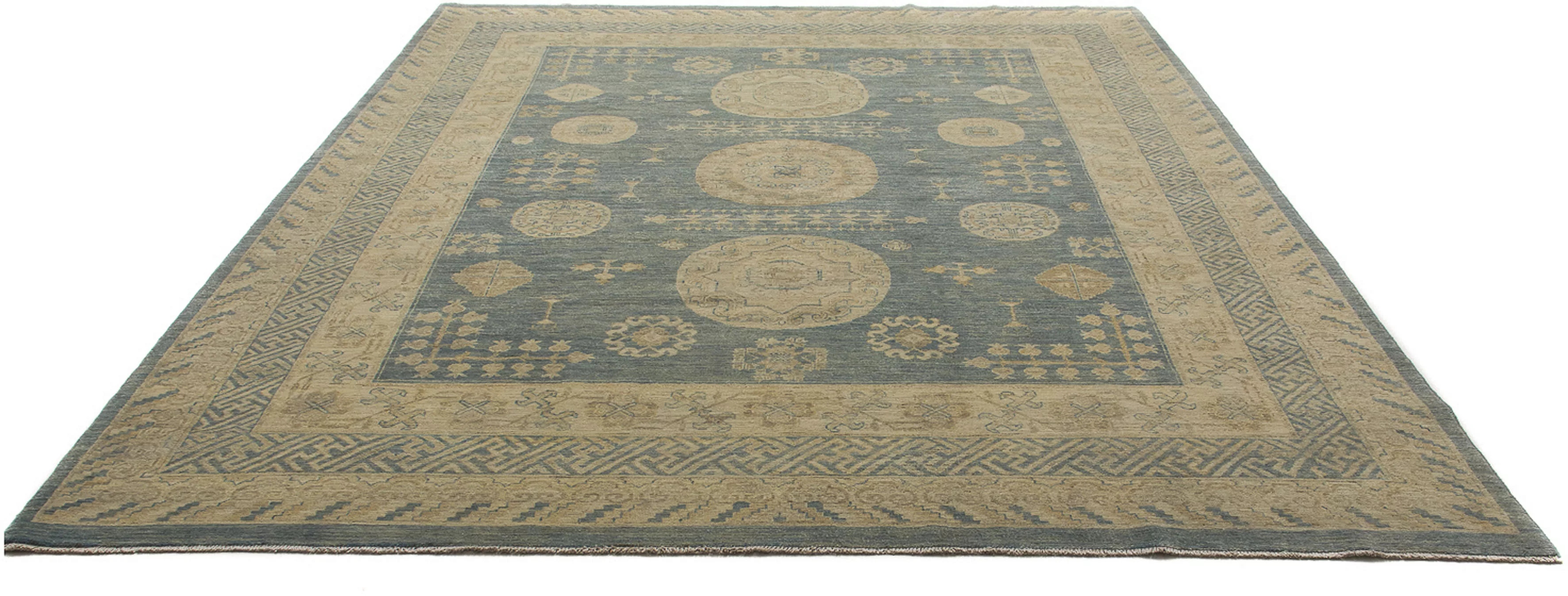 morgenland Orientteppich »Ziegler - 297 x 241 cm - türkis«, rechteckig, Woh günstig online kaufen