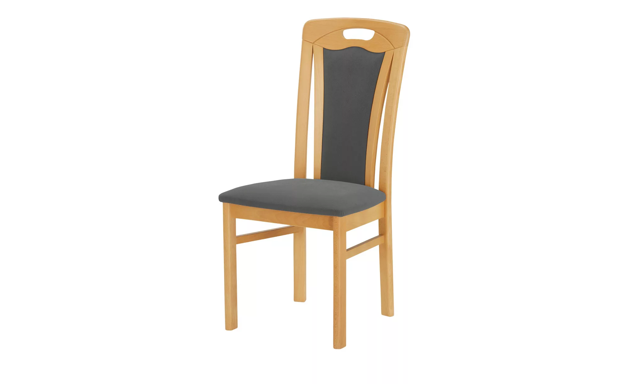 Polsterstuhl - grau - 48 cm - 99 cm - 60 cm - Stühle > Esszimmerstühle - Mö günstig online kaufen