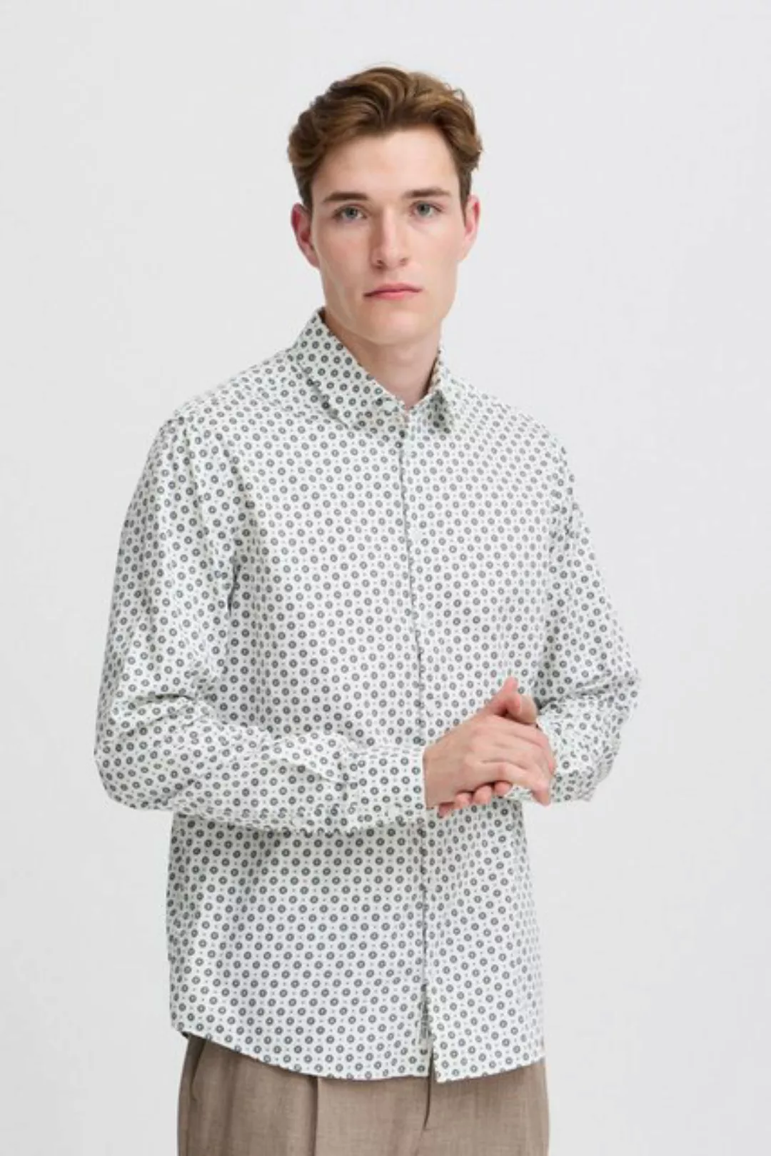 Casual Friday Businesshemd CFANTON LS floral AOP shirt gemustertes Hemd günstig online kaufen