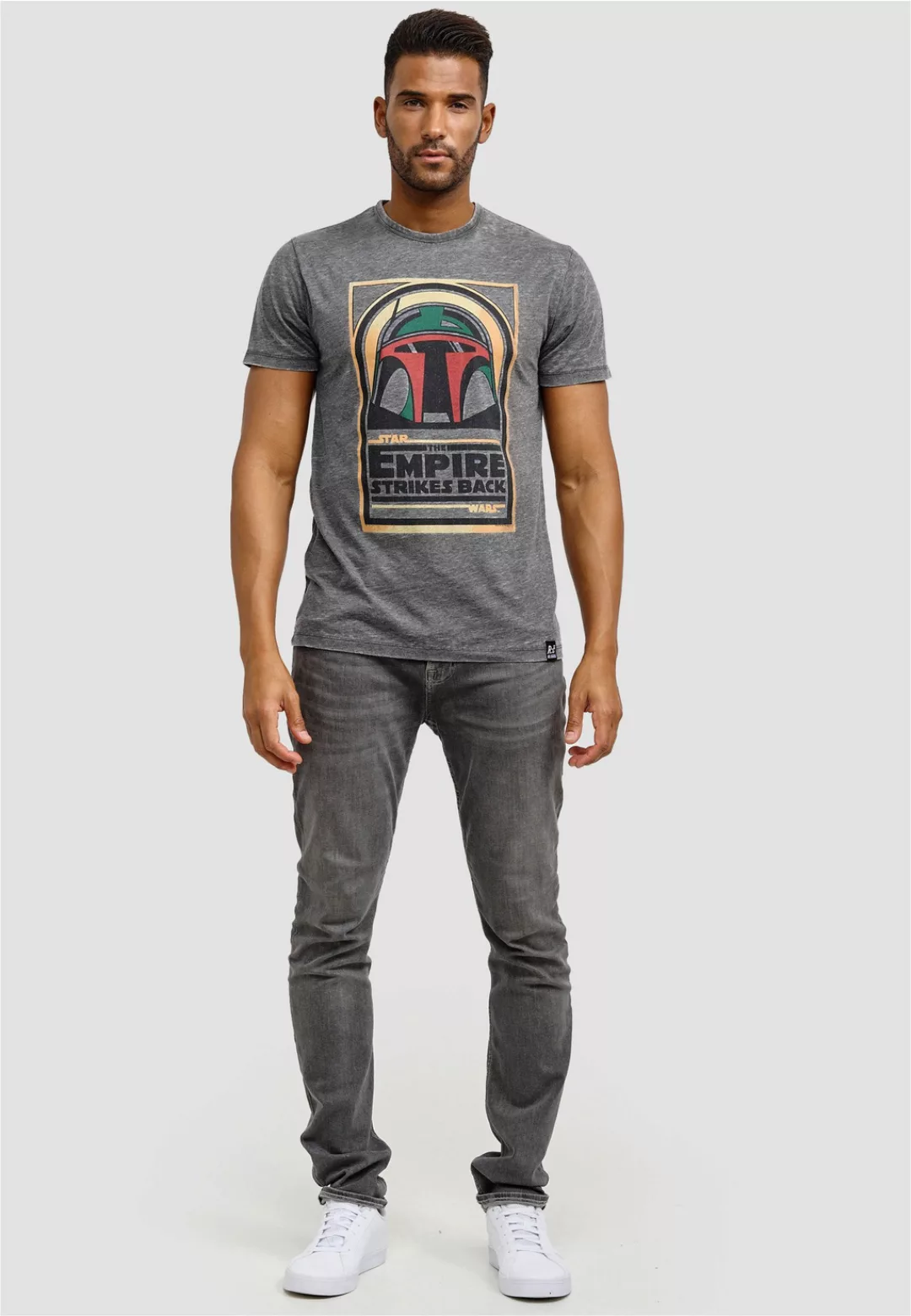 Recovered T-Shirt "Star Wars Boba Fett Empire Strikes Back", im zeitlosen D günstig online kaufen