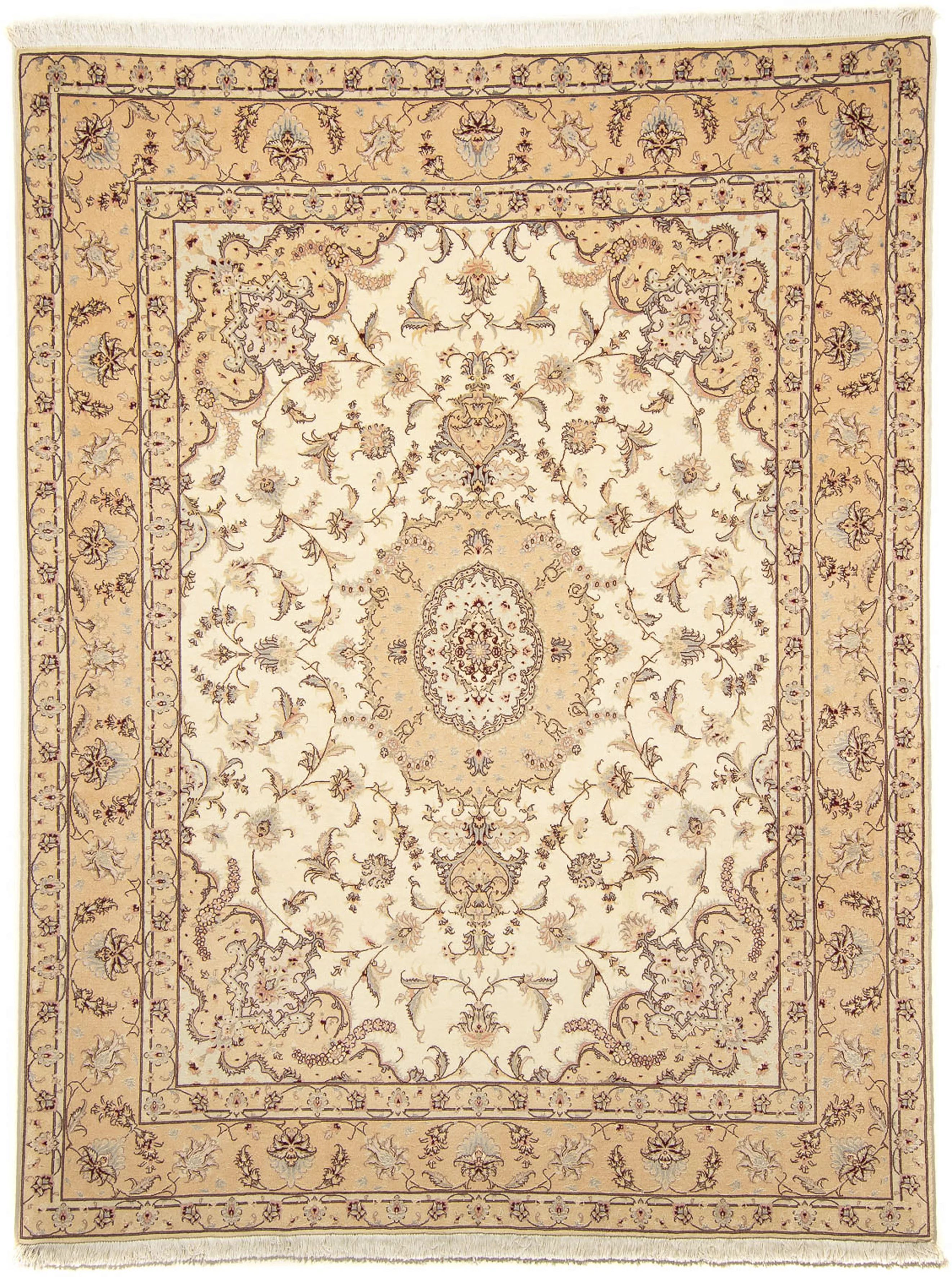 morgenland Orientteppich »Perser - Täbriz - Royal - 263 x 203 cm - beige«, günstig online kaufen