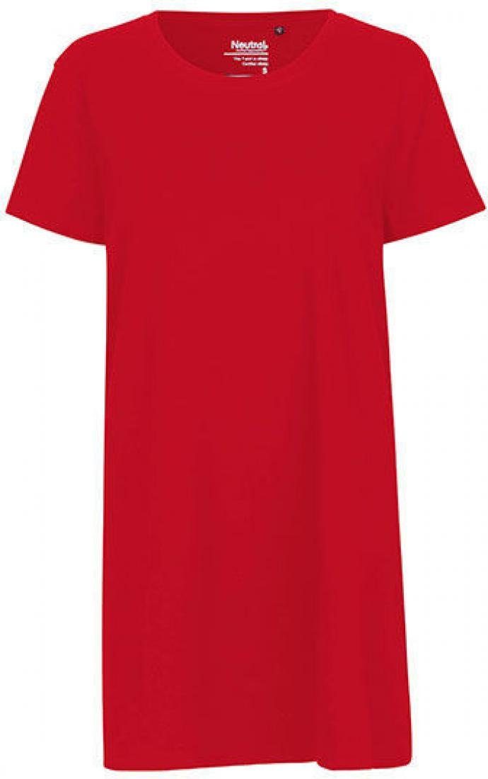 Neutral Rundhalsshirt Damen Long Length T-Shirt günstig online kaufen