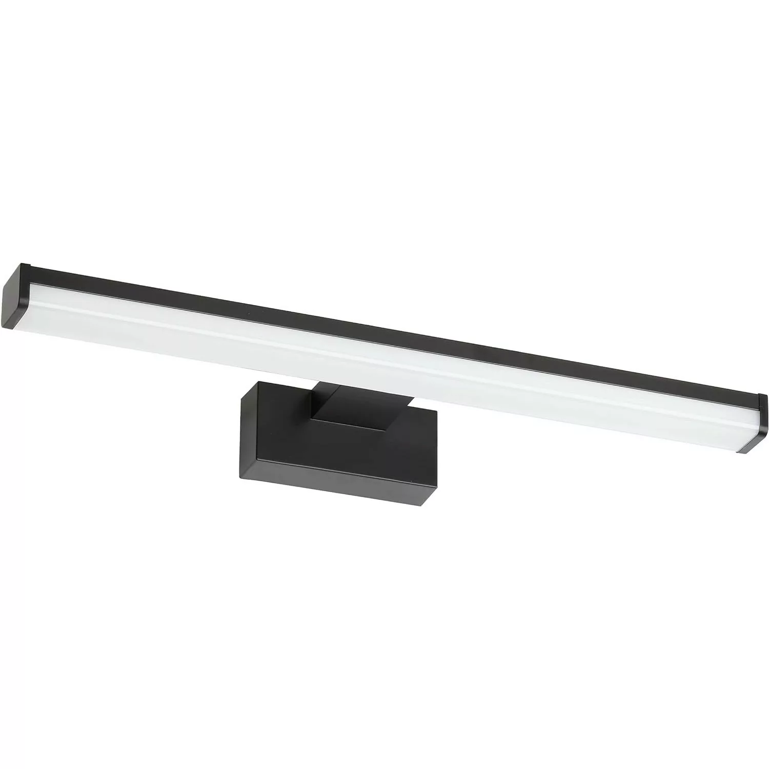 Oktaplex LED Spiegelleuchte 40cm Wandleuchte 4000K Schwarz günstig online kaufen