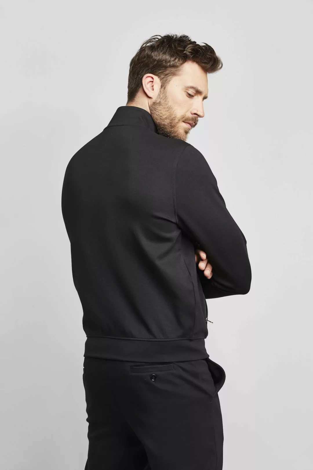 bugatti Sweatjacke, mit Stehkragen günstig online kaufen