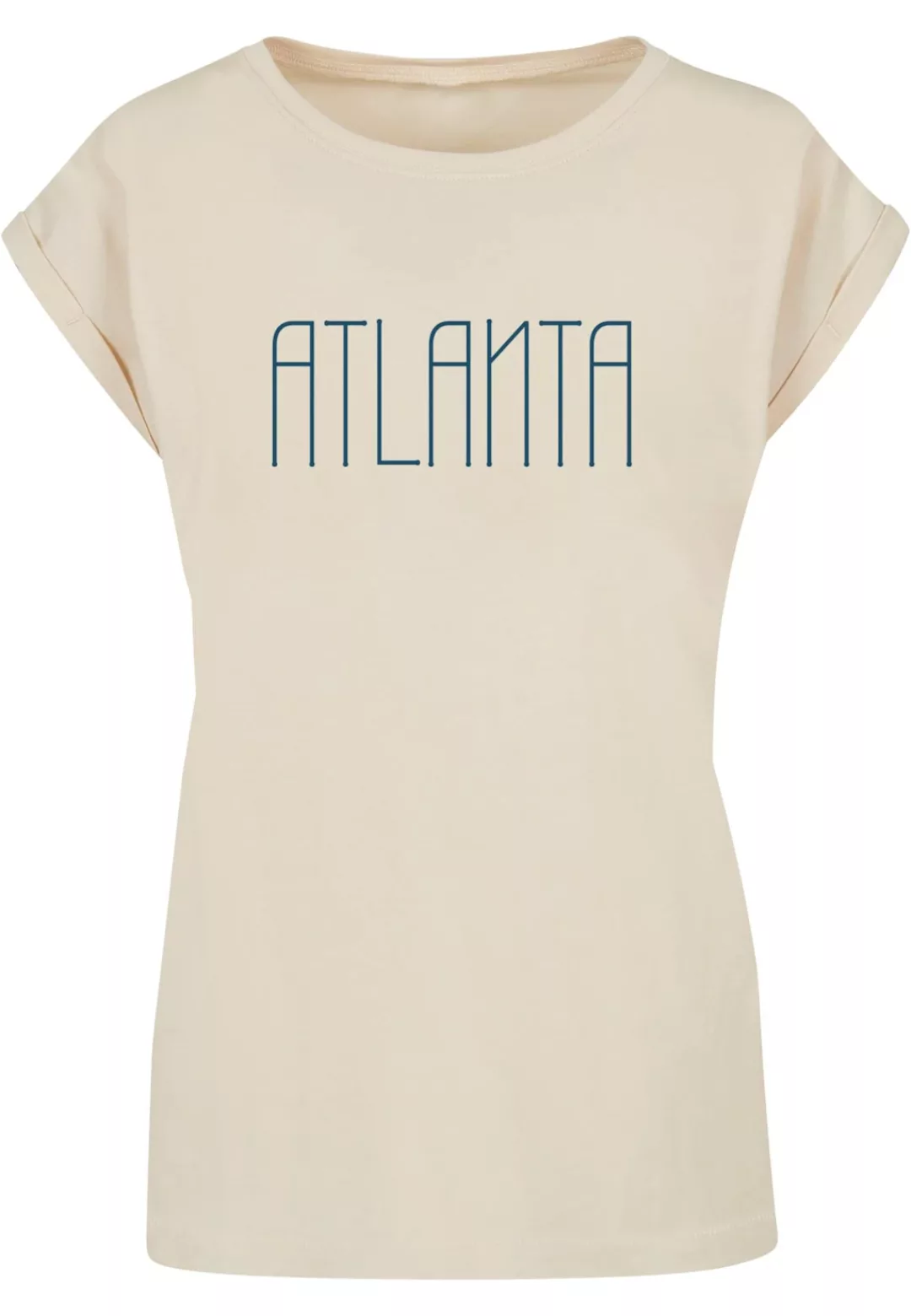 Merchcode T-Shirt "Merchcode Damen Ladie Atlanta Extended Shoulder Tee" günstig online kaufen