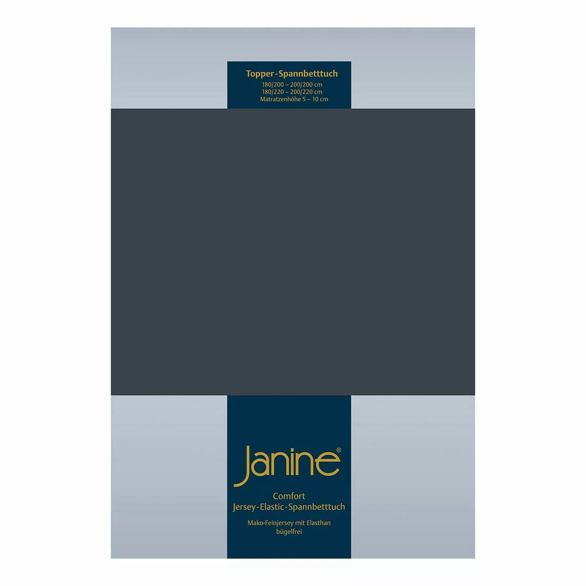 Janine Topper-Spannbetttuch 5001 (für Box-Spring Betten) marine Größe:  150 günstig online kaufen